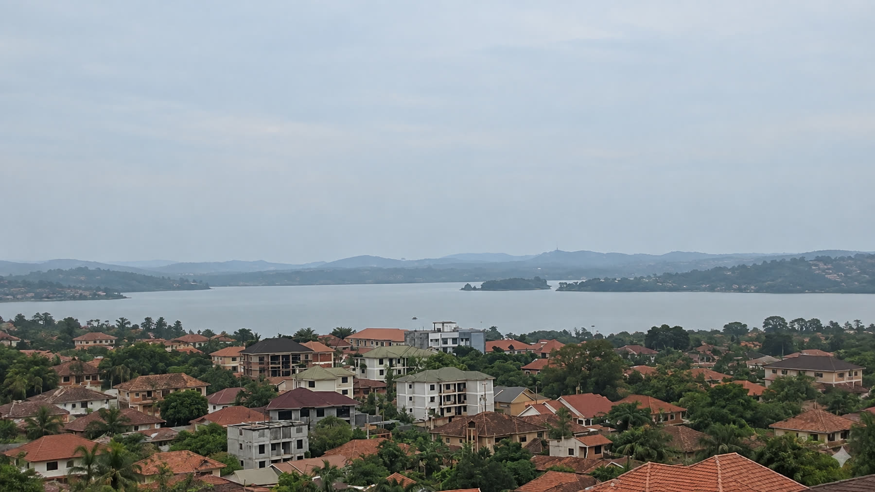 Lake Victoria view from Muyenga